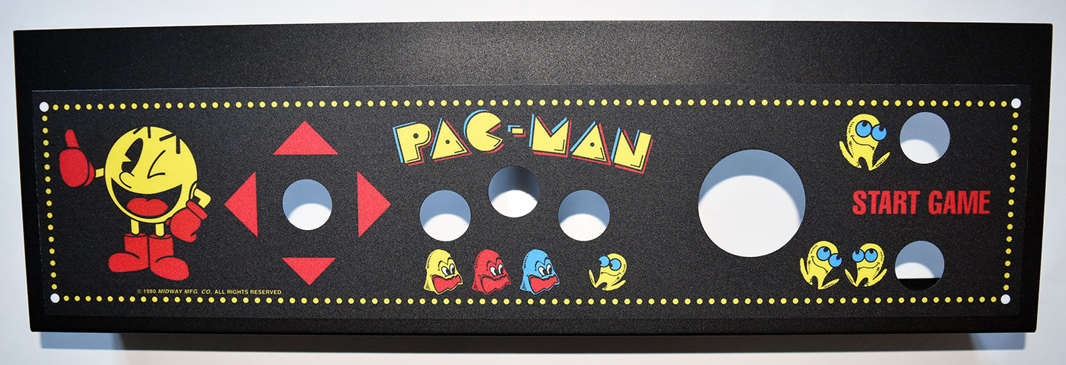 PERFECT! MS PACMAN CPO Screen Printed with New Metal Panel 