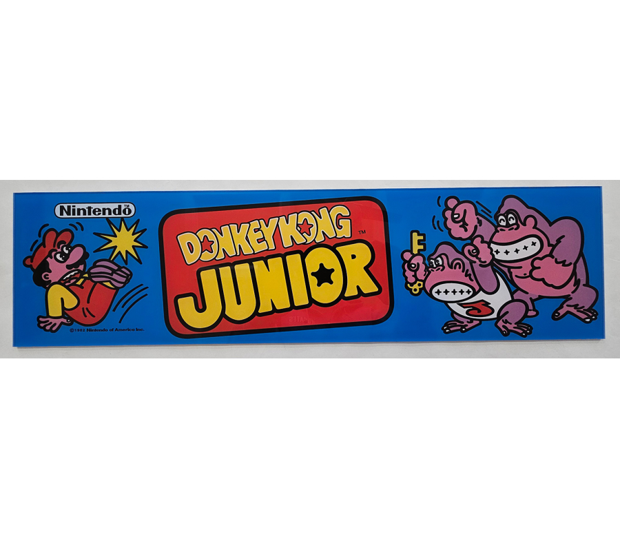 Donkey Kong Junior Marquee