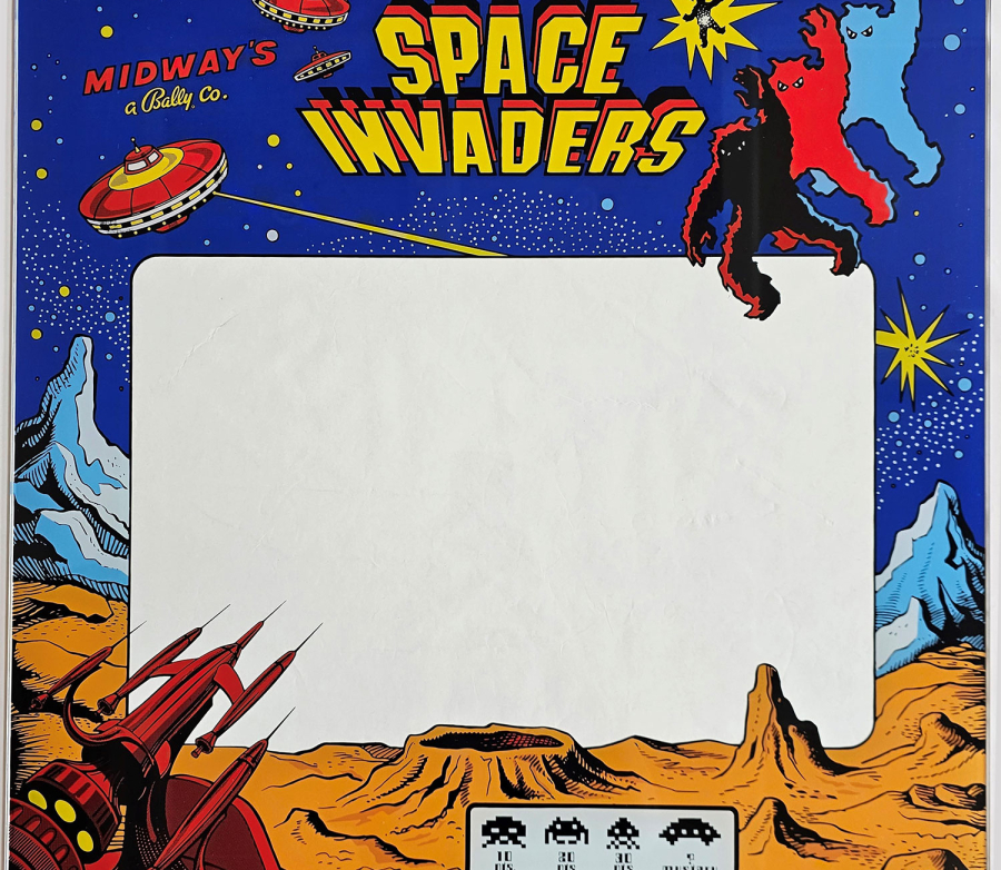 Space Invaders Glass Bezel