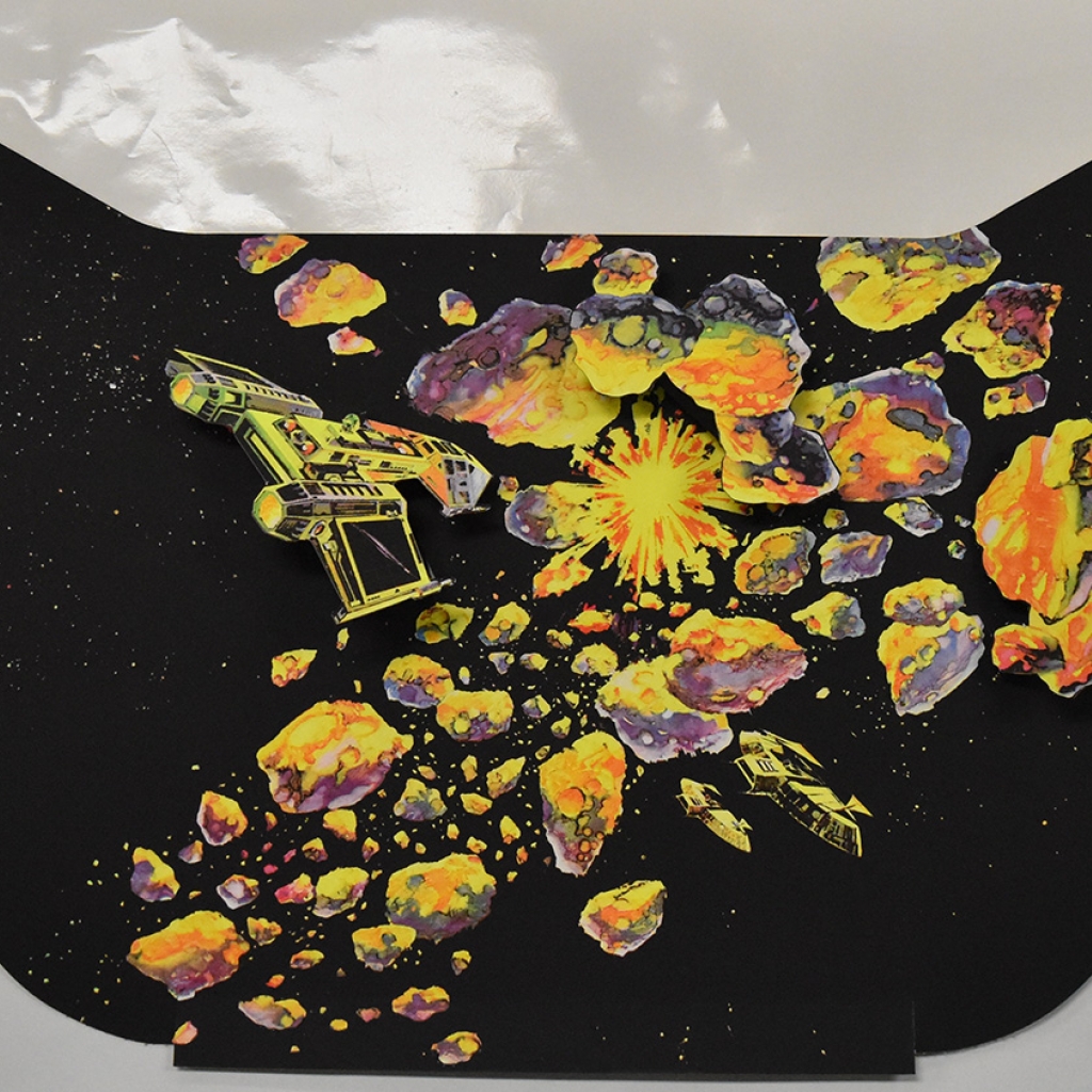 Asteroids Deluxe Mini Cabaret Side Art Set | Phoenix Arcade | #1
