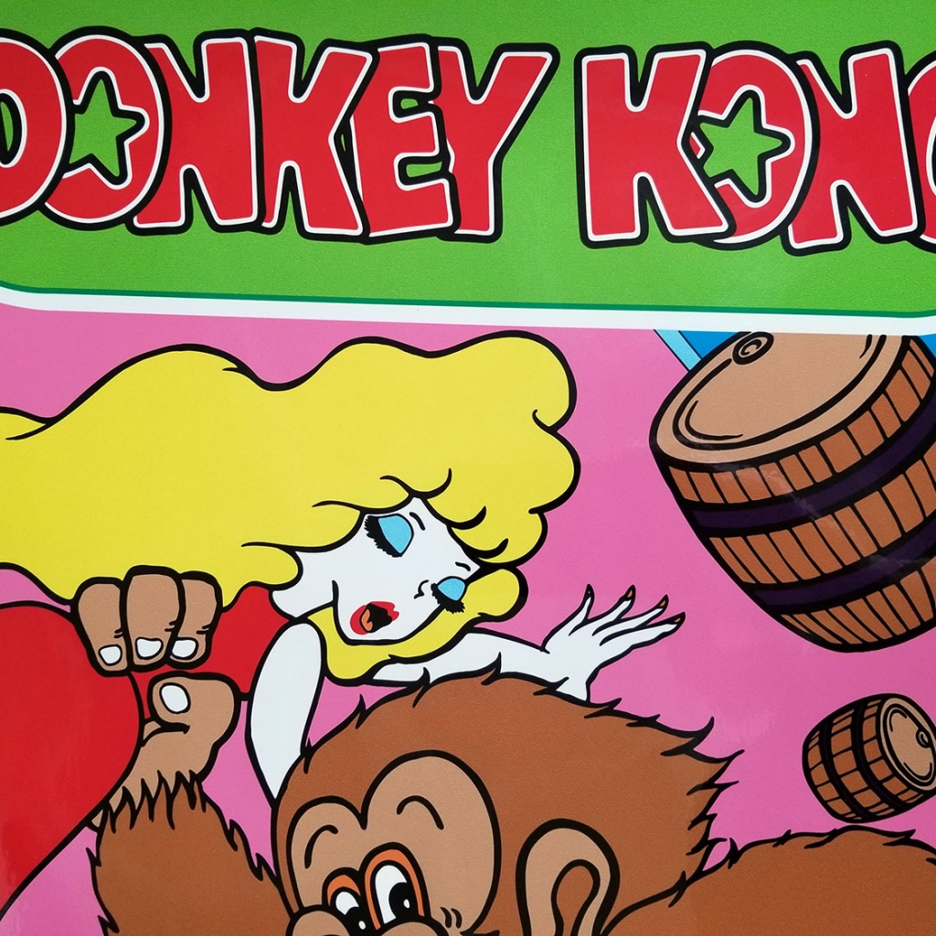 Clone of Donkey Kong Side Art Set no Trademark