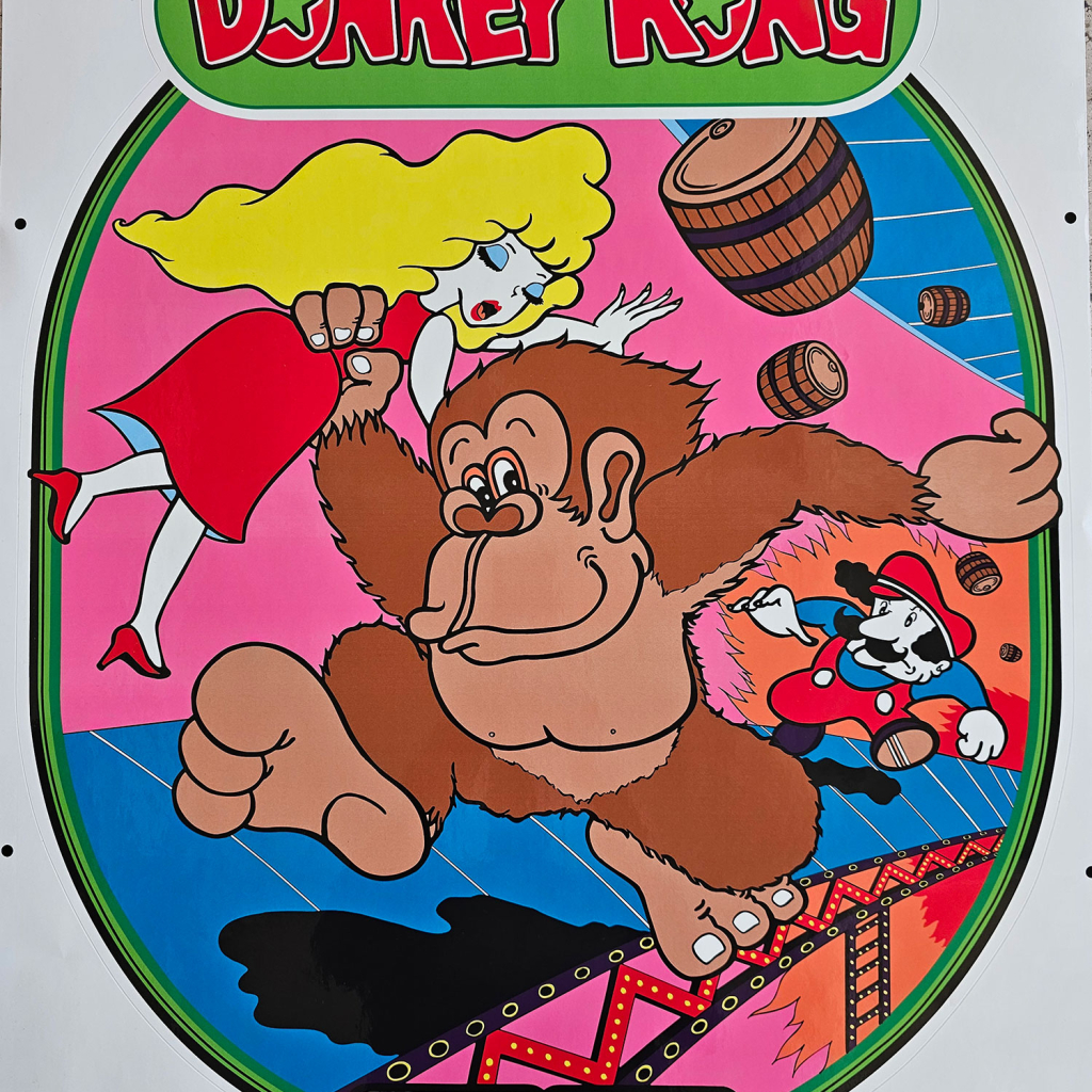Clone of Donkey Kong Side Art Set no Trademark