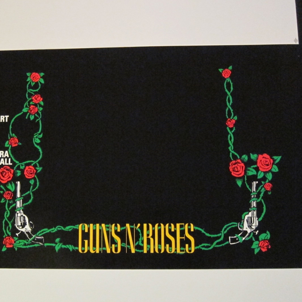 Guns N' Roses 5 Piece Cabinet Decal Set | Phoenix Arcade | #1