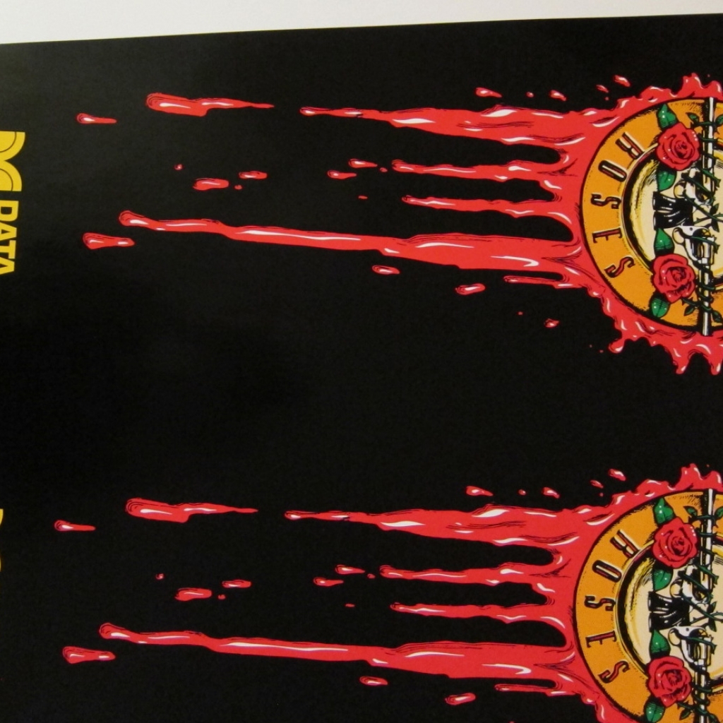 Guns N' Roses 5 Piece Cabinet Decal Set | Phoenix Arcade | #1