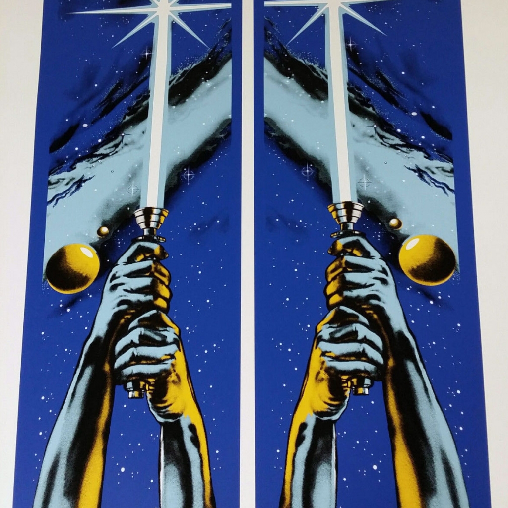 Star Wars Data East Pinball Cabinet Decal Set