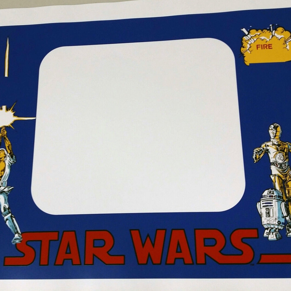 Star Wars Data East Pinball Cabinet Decal Set